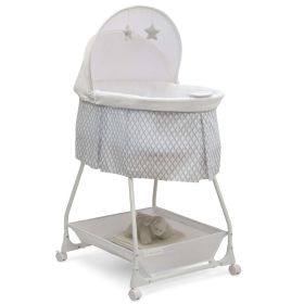 Deluxe Soothing Dreams Bassinet, Grey Windchime