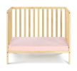 Palmer 3-in-1 Convertible Mini Crib Natural w/ Mattress pad