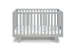 Livia 3-in-1 Convertible Island Crib Gray/Gray