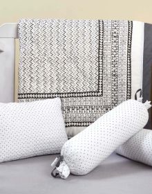 5 Pc Crib Quilt Set - Perfect Newborn Gift (COLLECTION: GREENWICH)