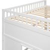 Full Size House Loft Bed With Ladder
