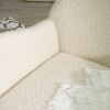 Rocking Chair - with rubber leg and cashmere fabric;  suitable for living room and bedroom