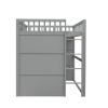 Full Size House Loft Bed With Ladder