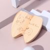 Wooden Baby Kids Tooth Storage Box; Tooth Wooden Box Organizer; Milk Teeth Wooden Storage Collecting Teeth Umbilical Cord Box 4.65*4.53*.1.1inch/11.8*